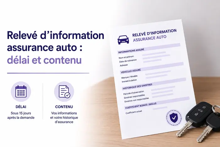 relevé d'information assurance auto : document et délai légal